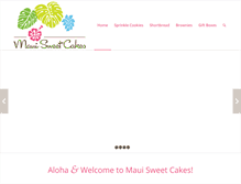 Tablet Screenshot of mauisweetcakes.com